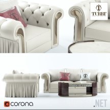3d-модель Набор мебели Couture Turri