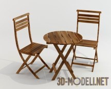 3d-модель Складная мебель для сада