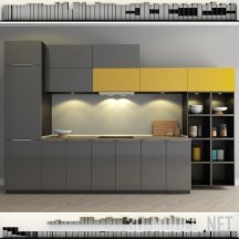 3d-модель Кухня Method-Ringult (Ringhult) от IKEA