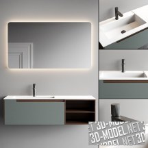 3d-модель Набор мебели для ванной Orma от antoniolupi