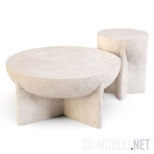 3d-модель Два столика Monti от West Elm