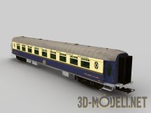 3d-модель Пассажирский вагон 2-го класса
