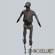 3d-модель Персонаж Сталкер из игры Halfe-Life 2