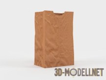 3d-модель Экологичный бумажный пакет