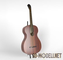 3d-модель Шестиструнная гитара
