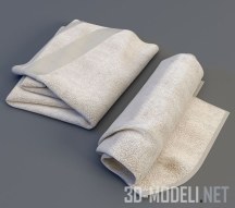 3d-модель Свернутое и сложенное полотенце