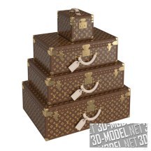 4 чемодана от Louis Vuitton