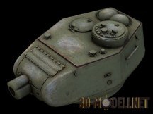 3d-модель Башня танка Т-34-85