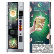 3d-модель Торговый кофейный автомат Bianchi professional