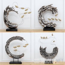 3d-модель Скульптуры с птицами от RESIN