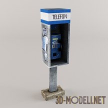 3d-модель City phone low-poly