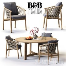 3d-модель Мебельный сет B&B Italia GINESTRA