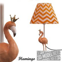 3d-модель Настольная лампа Anzazo Flamingo