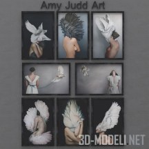 3d-модель Сборник картин Amy Judd