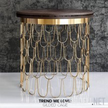 3d-модель Столик trend we love Gilded cage