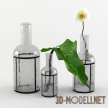 3d-модель Стеклянные вазы Caged Bubble