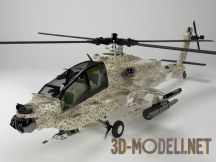 3d-модель Ударный вертолёт «Apache»