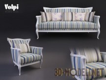 3d-модель Volpi Matilde диван и кресло