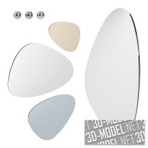 3d-модель Комплект зеркал Stone Elite от Tonin Casa