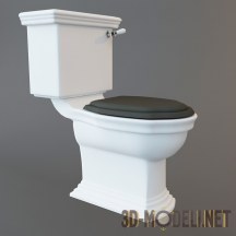 Toilet bowl in a classic style