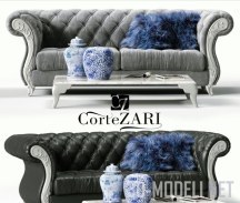 3d-модель Диван GABRIEL и столик Alice от Corte Zari