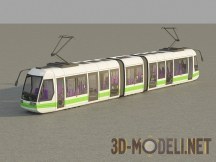 3d-модель Европейский трамвай