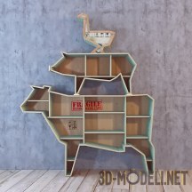 3d-модель Мебель в форме животных от Seletti
