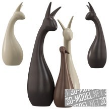 3d-модель Керамические фигурки Giffal Decorative