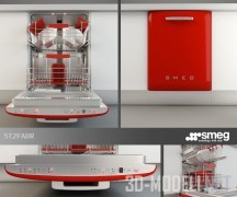 3d-модель Посудомоечная машина Smeg ST2FABR