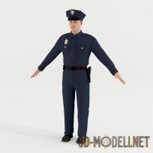 3d-модель Патрульный полицейский из «L.A. Noire»