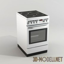 3d-модель Стандартный блок кухонной электроплиты