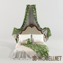 3d-модель Роскошная кровать с балдахином