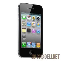 3d-модель Телефон Apple iPhone 4