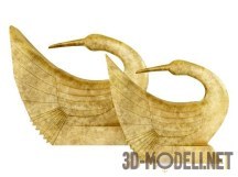 3d-модель Бронзовые утки в древнеегипетском стиле