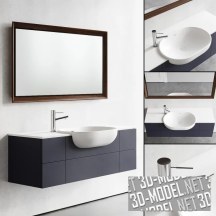 3d-модель Мебель с раковиной Viaveneto Soft от Falper