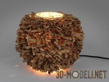 3d-модель Настольная лампа в эко-стиле Water Hyacinth