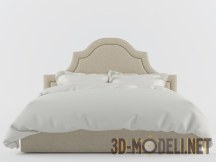 3d-модель Двуспальная кровать от Marko Kraus «Amelia»
