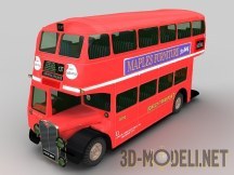 3d-модель Двухэтажный лондонский автобус