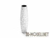 3d-модель Узкая ваза