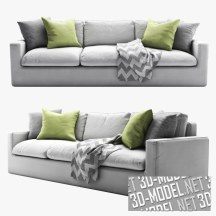 3d-модель Современный диван Vogue