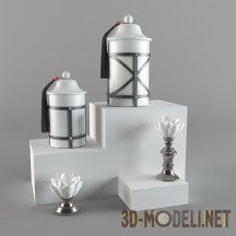 3d-модель Китайские фонари и подсвечники