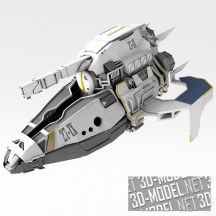 3d-модель Космический корабль 27–ZX