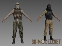 3d-модель Террористы «Taliban Soldiers» из «Splinter Cell Blacklist»