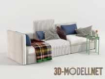 Современный угловой диван IKEA VALLENTUNA