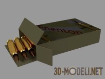 3d-модель Коробка с винтовочными патронами
