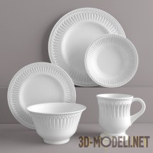 3d-модель Классический набор посуды