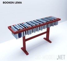 3d-модель Вешалка для книг Booken Lema