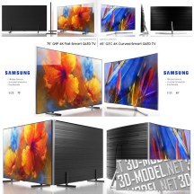 3d-модель Телевизор SMART QLED TV от Samsung