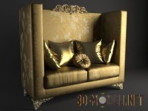 Мягкий диван с высокой спинкой Royal 782 AR Arredamenti