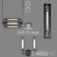 3d-модель Светильники Loft Industrial Edison Cage